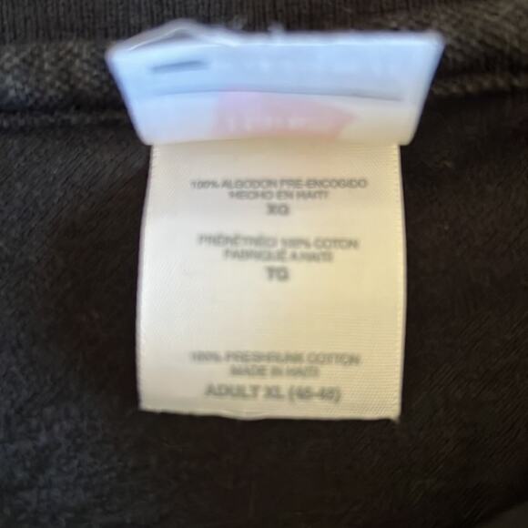 Hanes Mens XL Black Golf Polo Shirt Lu Lu’s Maui Embroidered Logo - Picture 8 of 9